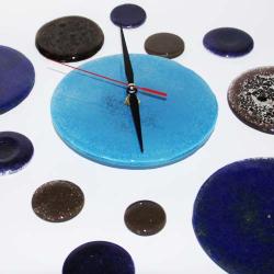 zegar prezent szkło stapiane design - Ceramika i szkło - Wyposażenie wnętrz