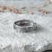 Pierścionki regulowany pierścionek z turmalinem arbuzowym