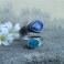 Pierścionki niebieski,granatowy,lapis lazuli
