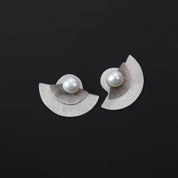 srebrne kolczyki,lekkie kolczyki,minimalistyczne - Kolczyki - Biżuteria