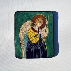 Beata Kmieć,anioł,ikona ceramiczna,obraz - Ceramika i szkło - Wyposażenie wnętrz