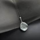 Wisiory srebrny,wisior,z kryształem andara