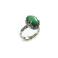 Pierścionki pierścionek,retro,zielony,chryzopraz,srebrny