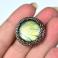 Pierścionki pierścionek,okrągły,okazały,zielony,labradoryt