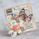 Kartki okolicznościowe ślub,kwiaty,motyle