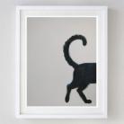 Obrazy kotek,akwarela,czarny