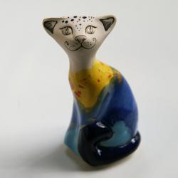 kot,figurka,ceramika,Kmieć - Ceramika i szkło - Wyposażenie wnętrz