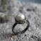 Pierścionki pierścionek srebro perła klasyka