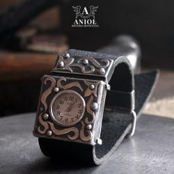 zegarek ze srebra,biżuteria damska - Bransoletki - Biżuteria