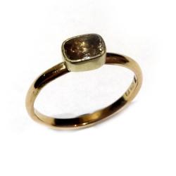 zultanite,złoty,pierścionek,złoto,karmel,elegancki - Pierścionki - Biżuteria