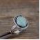 Pierścionki srebrny pierścionek z akwamarynem