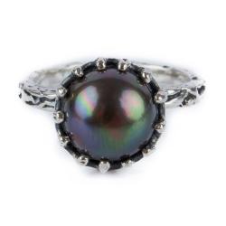perła,delikatny,pierścionek,naturalna - Pierścionki - Biżuteria