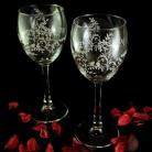 Ceramika i szkło romantyczne,kieliszki,ślubne,walentynkowe