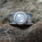 Pierścionki srebrny pierścionek,szafir,srebro