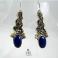 Kolczyki kolczyki srebrne z lapis lazuli