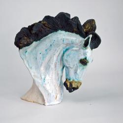 koń,figurka,rzeźba,ceramika,konia,koń z gliny - Ceramika i szkło - Wyposażenie wnętrz