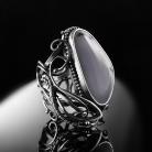 Pierścionki srebrny,pierścionek,wire-wrapping,agat,dendrytowy