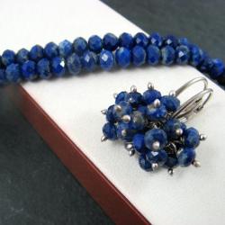 grona,drobne,niebieskie - Kolczyki - Biżuteria