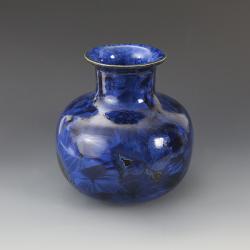 wazon,wazon na kwiaty,kobaltowy,porcelana - Ceramika i szkło - Wyposażenie wnętrz