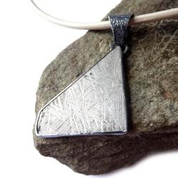 meteoryt,srebrny,blask,srebrzysty,unikat,srebro, - Wisiory - Biżuteria
