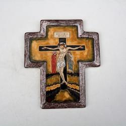 Beata Kmieć,krzyż,ikona ceramiczna,ikona,obraz - Ceramika i szkło - Wyposażenie wnętrz