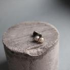 Kolczyki kolczyki srebro peły minimalizm