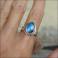 Pierścionki niebieski labradoryt,pierścionek z oczkiem