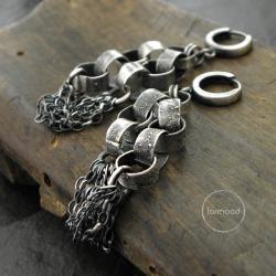 kolczyki z łańcuchem - Kolczyki - Biżuteria