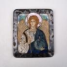 Ceramika i szkło Beata Kmieć,anioł,ikona ceramiczna,obraz