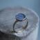 Pierścionki pierścionek srebro opal klasyka minimalizm