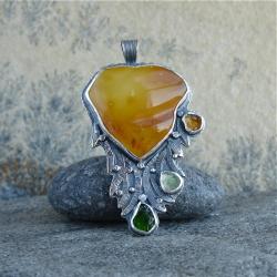 bursztyn,amber,unikat,baśń - Wisiory - Biżuteria