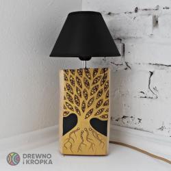 lampa,drzewo życia,złota,malowana - Inne - Wyposażenie wnętrz