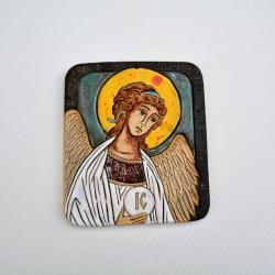 Beata Kmieć,anioł stróż,anioł,ikona,obraz - Ceramika i szkło - Wyposażenie wnętrz