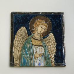 Beata Kmieć,ikona,ceramika,obraz,Anioł Stróż - Ceramika i szkło - Wyposażenie wnętrz