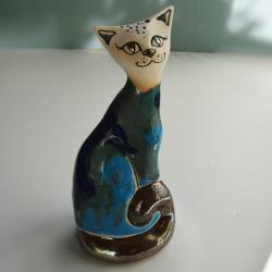kot,figurka, - Ceramika i szkło - Wyposażenie wnętrz