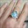 Pierścionki niebieski labradoryt,błękit,pierścień