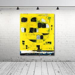malarstwo,obraz,wnętrze,żółty,na ścianę,dom - Obrazy - Wyposażenie wnętrz