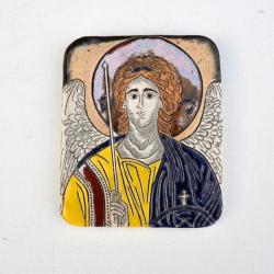 Beata Kmieć,ikona ceramiczna,ikona,anioł - Ceramika i szkło - Wyposażenie wnętrz