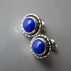 a lapis lazuli,sztyfty,wkrętki - Kolczyki - Biżuteria