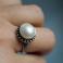 Pierścionki pierścionek srebro perła reto barok vintage