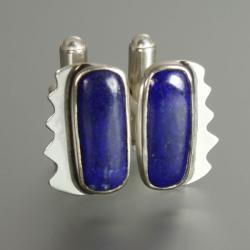 spinki do mankietów z lapis lazuli - Dla mężczyzn - Biżuteria