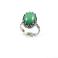 Pierścionki pierścionek,retro,zielony,chryzopraz,srebrny