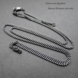 srebro,łańcuch - Naszyjniki - Biżuteria