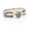 Pierścionki srebrno-złoty pierścionek,pierścionek z diamentem