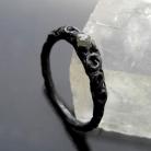 Pierścionki diament,surowy,czarny pierścionek,zaręczynowy