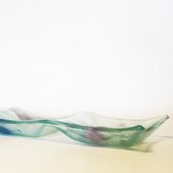 szklana salaterka design pomysł na prezent art - Ceramika i szkło - Wyposażenie wnętrz