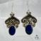 Kolczyki kolczyki srebrne z lapis lazuli