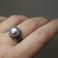 Pierścionki pierścionek srebro perła klasyka oksyda filigran