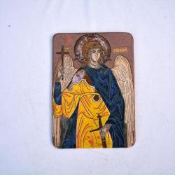 Beata Kmieć,anioł stróż,ikona ceramiczna - Ceramika i szkło - Wyposażenie wnętrz