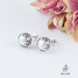 sztyfty z perłami,eleganckie,minimalistyczne - Kolczyki - Biżuteria